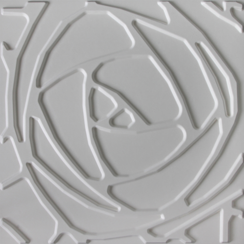 3D Wandpaneele - Produkte - 500x500 - Peony - Deckenpaneele - 3D Tapeten - Wandverkleidung