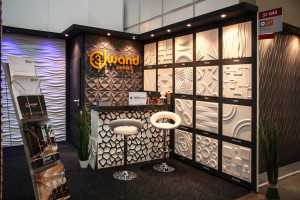 3D Wandpaneele - Heimtextil Messe - Deckenpaneele - 3D Tapeten