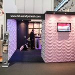 3D Wandpaneele - Heimtextil Messe - Deckenpaneele - 3D Tapeten