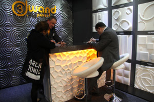 3D Wandpaneele - Messe - living interiors