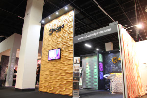 3D Wandpaneele - Messe - living interiors