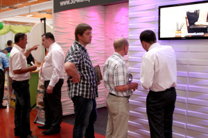 3D Wandpaneele - Messe Bad Salzufflen - Deckenpaneele - 3D Tapeten