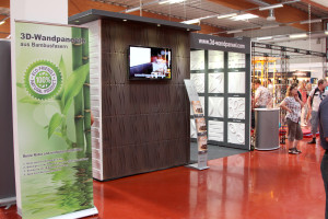 3D Wandpaneele - Messe Bad Salzufflen - Deckenpaneele - 3D Tapeten