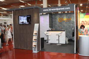 3D Wandpaneele - Messe Bad Salzufflen - Deckenpaneele - 3D Tapeten