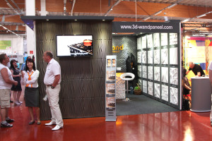 3D Wandpaneele - Messe Bad Salzufflen - Deckenpaneele - 3D Tapeten