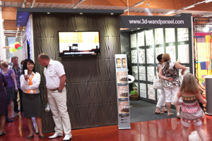 3D Wandpaneele - Messe Bad Salzufflen - Deckenpaneele - 3D Tapeten