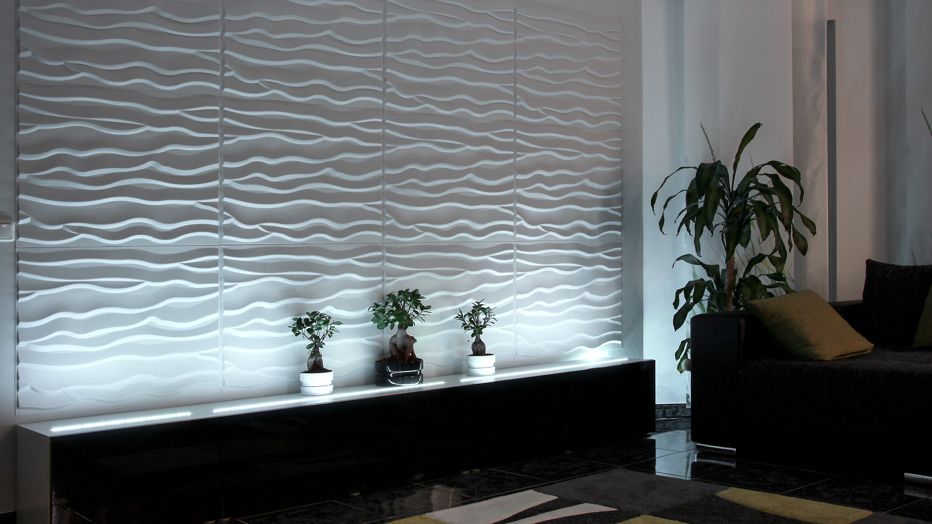 Beach • 3D Wandpaneele | Deckenpaneele | Wandverkleidung aus Bambus