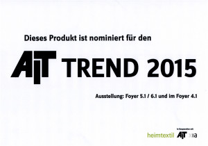 3D Wandpaneele - AIT TREND 2015 - Innovationspreis