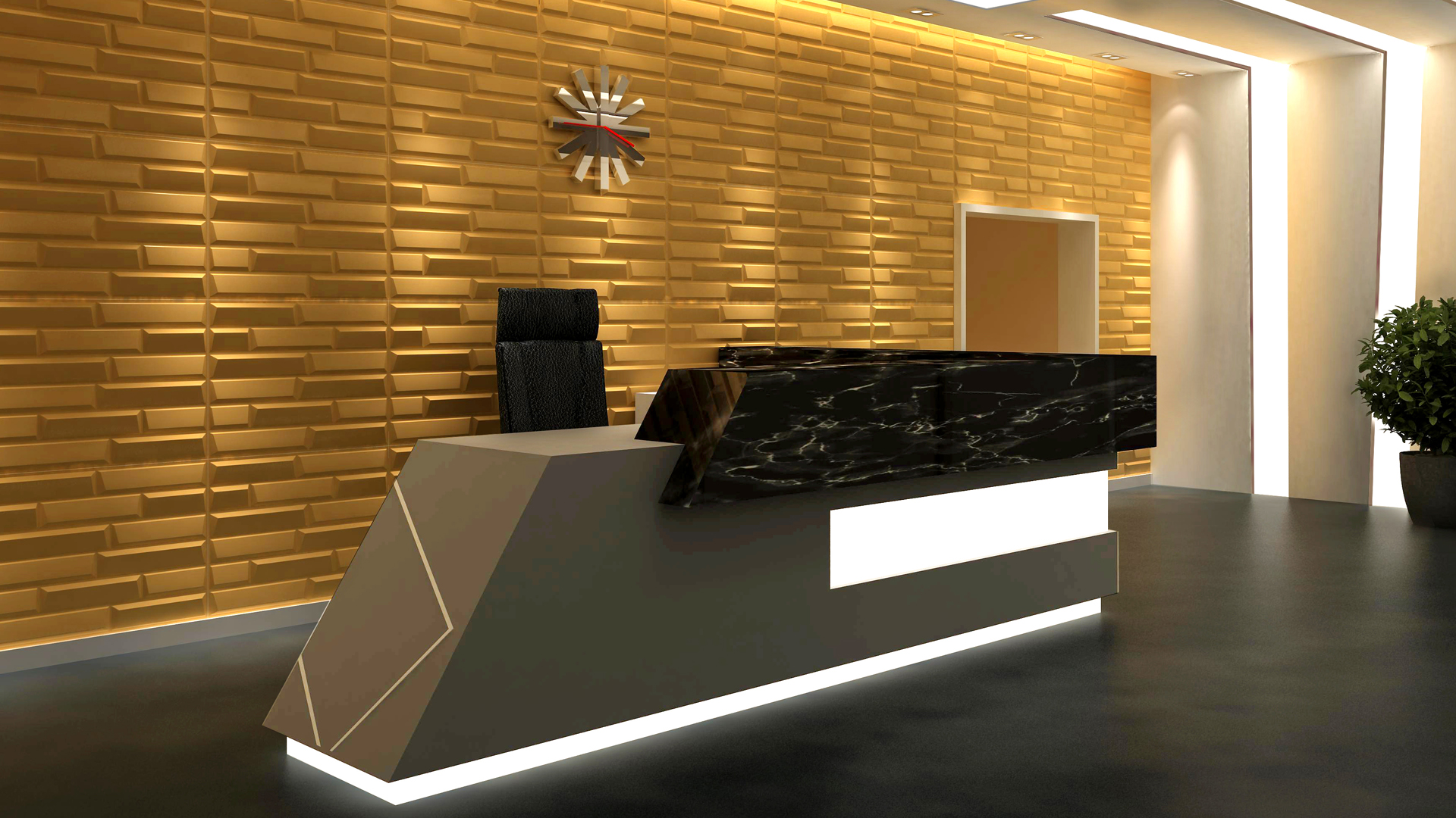 Sandstone • 3D Wandpaneele | Deckenpaneele | Wandverkleidung aus Bambus