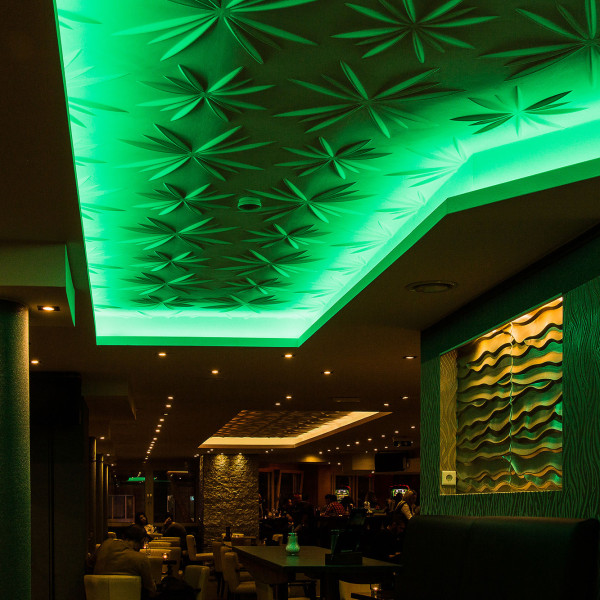 Decken Design • 3D Wandpaneele | Deckenpaneele | Wandverkleidung aus Bambus