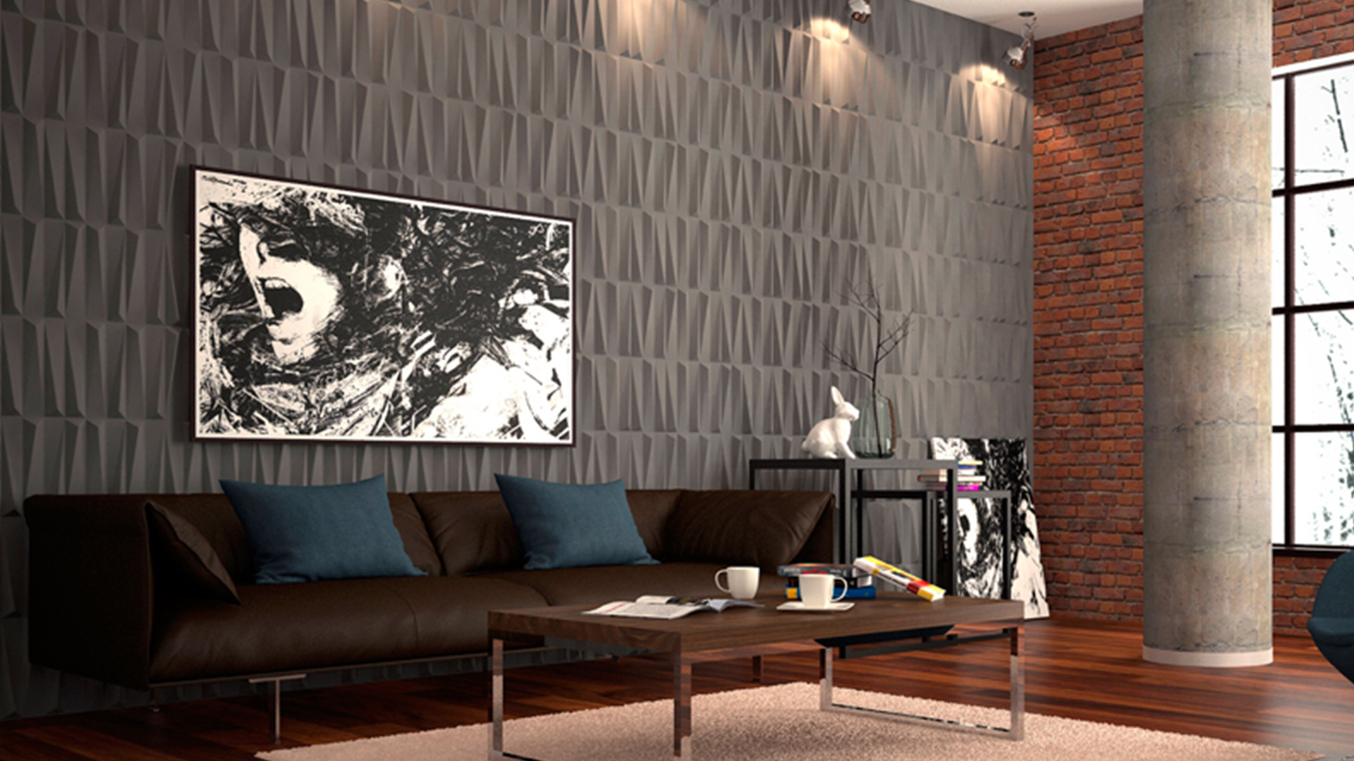 Glass • 3D Wandpaneele | Deckenpaneele | Wandverkleidung aus Bambus